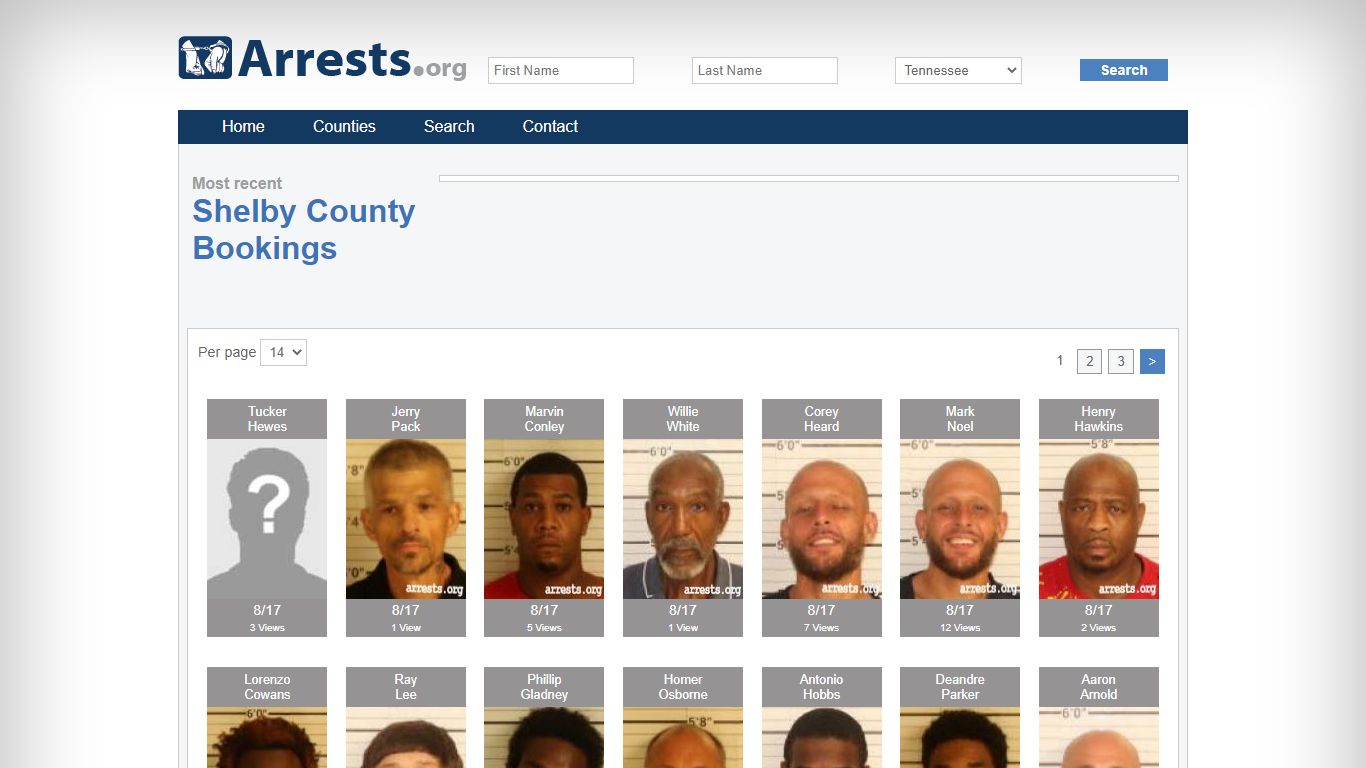 Shelby County Arrests and Inmate Search